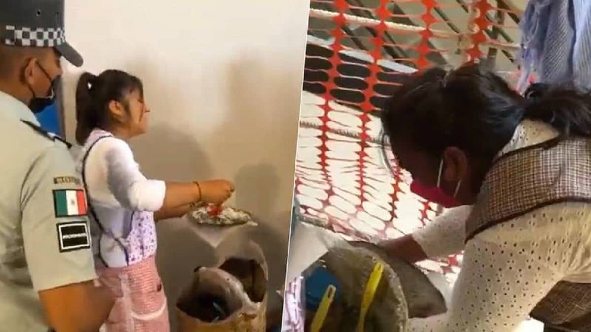 Señora instaló puesto de Tlayudas en el AIFA y "volaron" todas