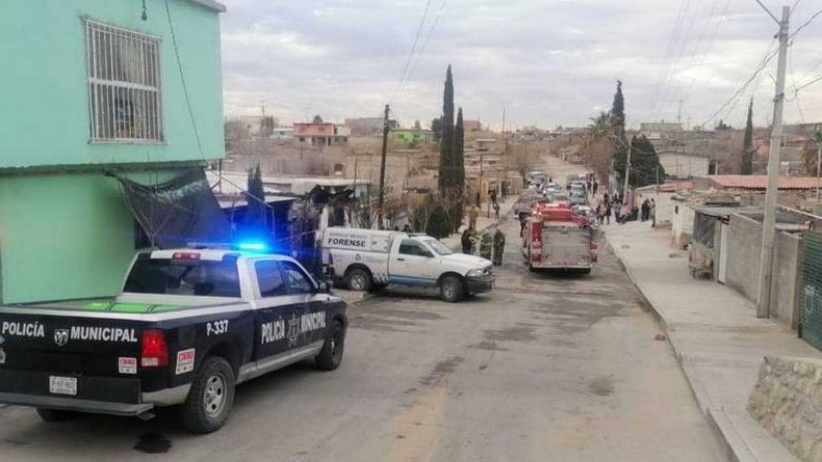 Fallecen integrantes de dos familias durante incendio en Chihuahua
