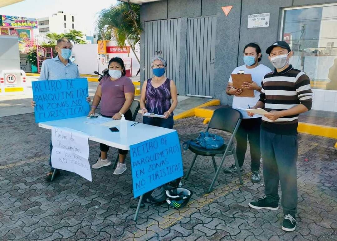 Solidaridenses solicitarán al Ayuntamiento que salgan parquímetros de zonas habitacionales; firman más de 3 mil 800 ciudadanos