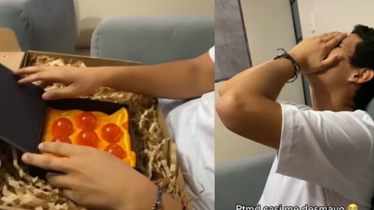 Video: Reúne las 7 esferas del dragón para su novio y reacción se hace viral