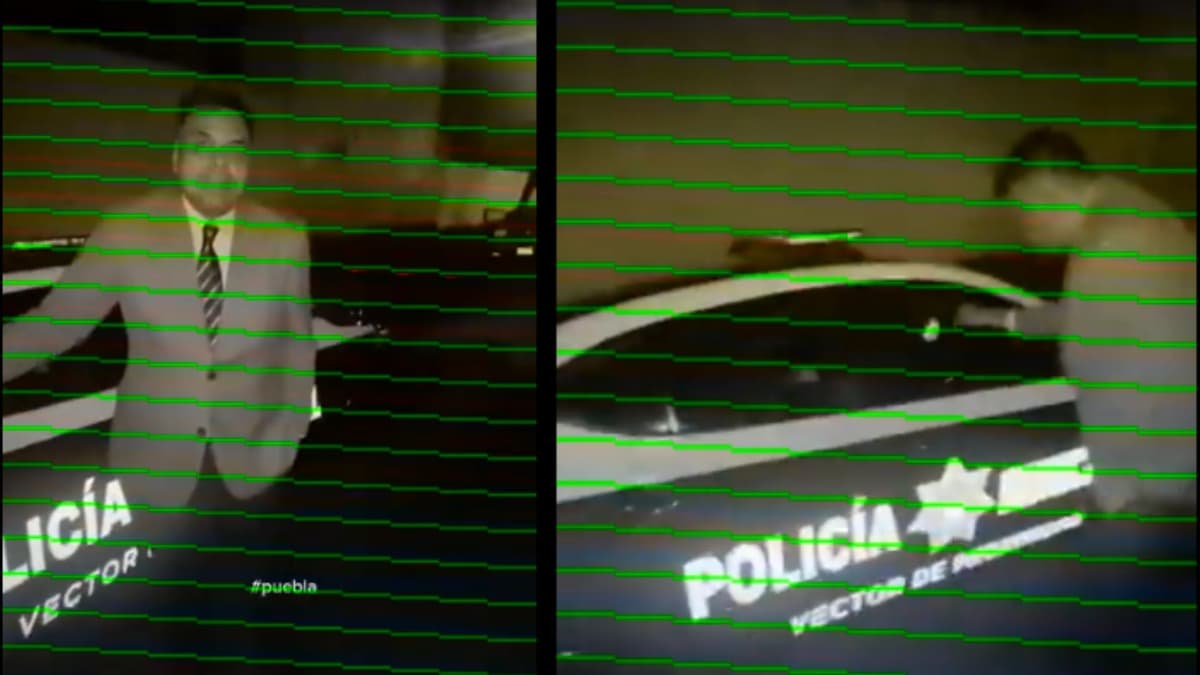Exhiben a policías durmiendo dentro de una patrulla y se hacen virales en TikTok