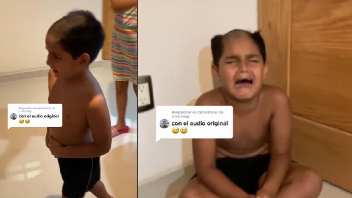 Video: Niño pide el corte de Hidalgo y termina llorando