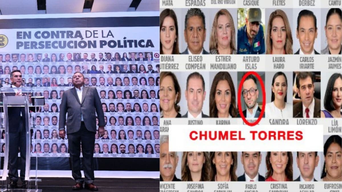 Chumel Torres pide quitar su imagen de la lista de "perseguidos políticos" de Va por México