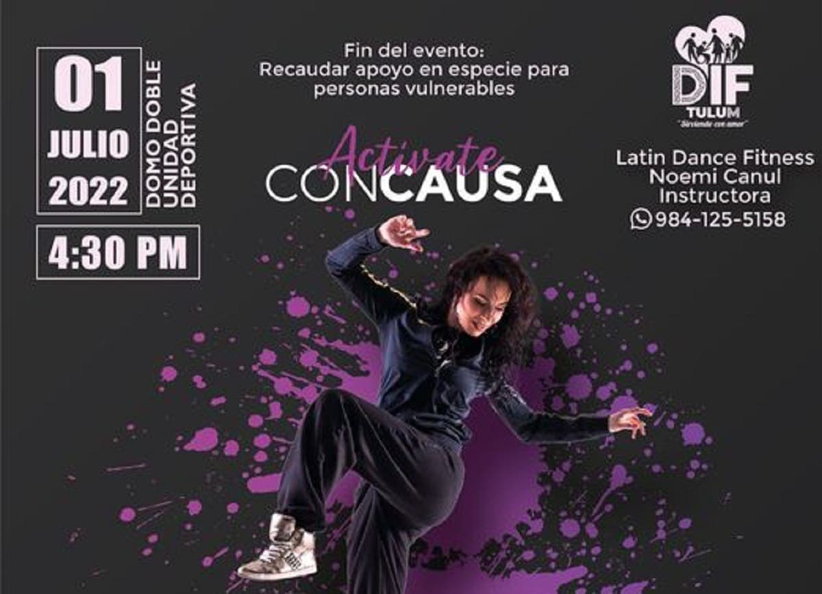 Invita DIF Tulum a sumarse al programa "Actívate con Causa"