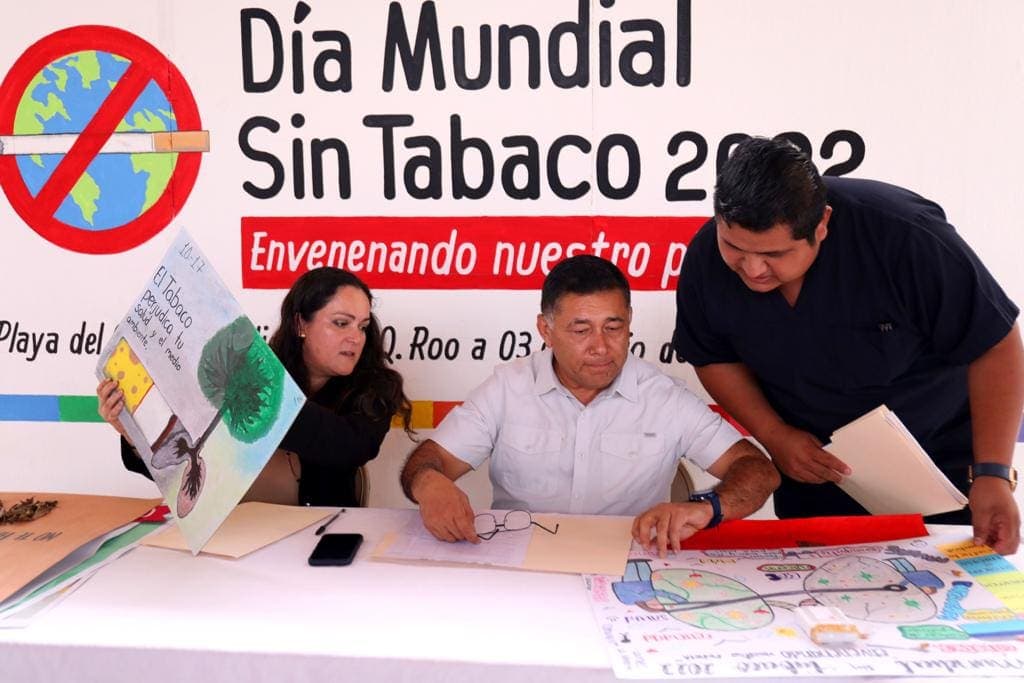Concurso de carteles, promueve prevención del tabaquismo