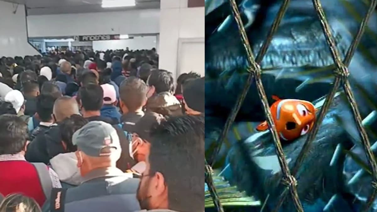 Pasajeros cantan 'Nadaremos' de 'Buscando a Nemo' en metro de la CDMX y se vuelve viral