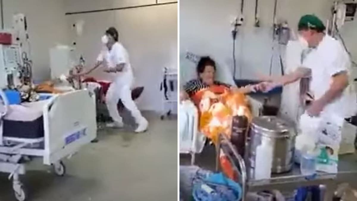 VIDEO: Enfermero baila cumbia para animar a pacientes con sus mejores pasos