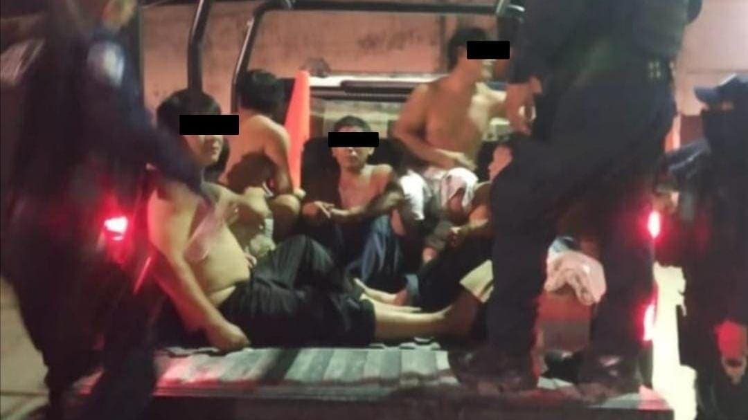 Detienen a 7 pandilleros en Tihosuco como parte de operativo