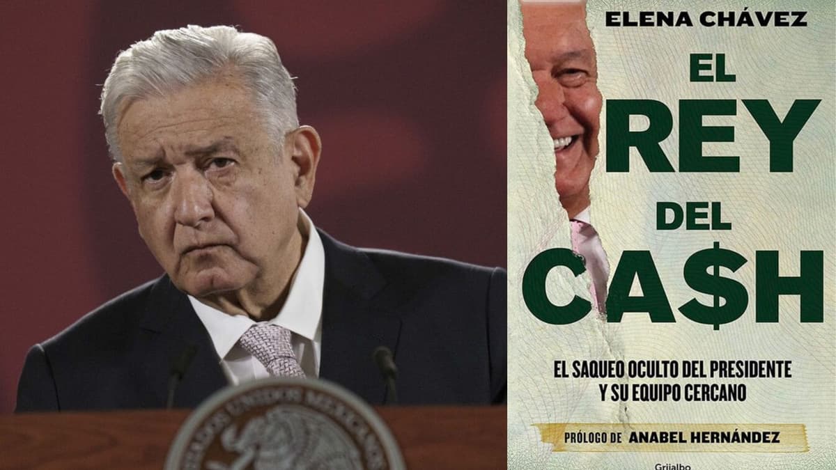 "EL REY DEl CA$H": El nuevo libro de Elena Chávez que abordaría el 'saqueo oculto' de AMLO