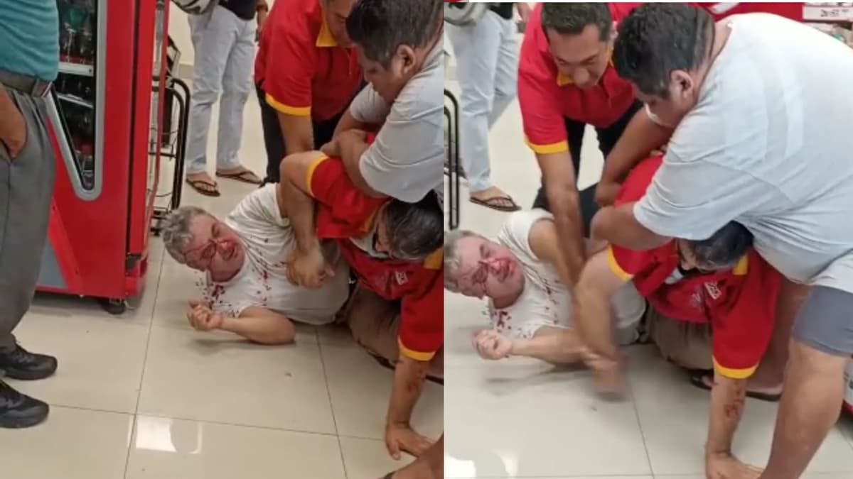 VIDEO: Empleado de Oxxo golpea a cliente hasta sangrar en Playa del Carmen