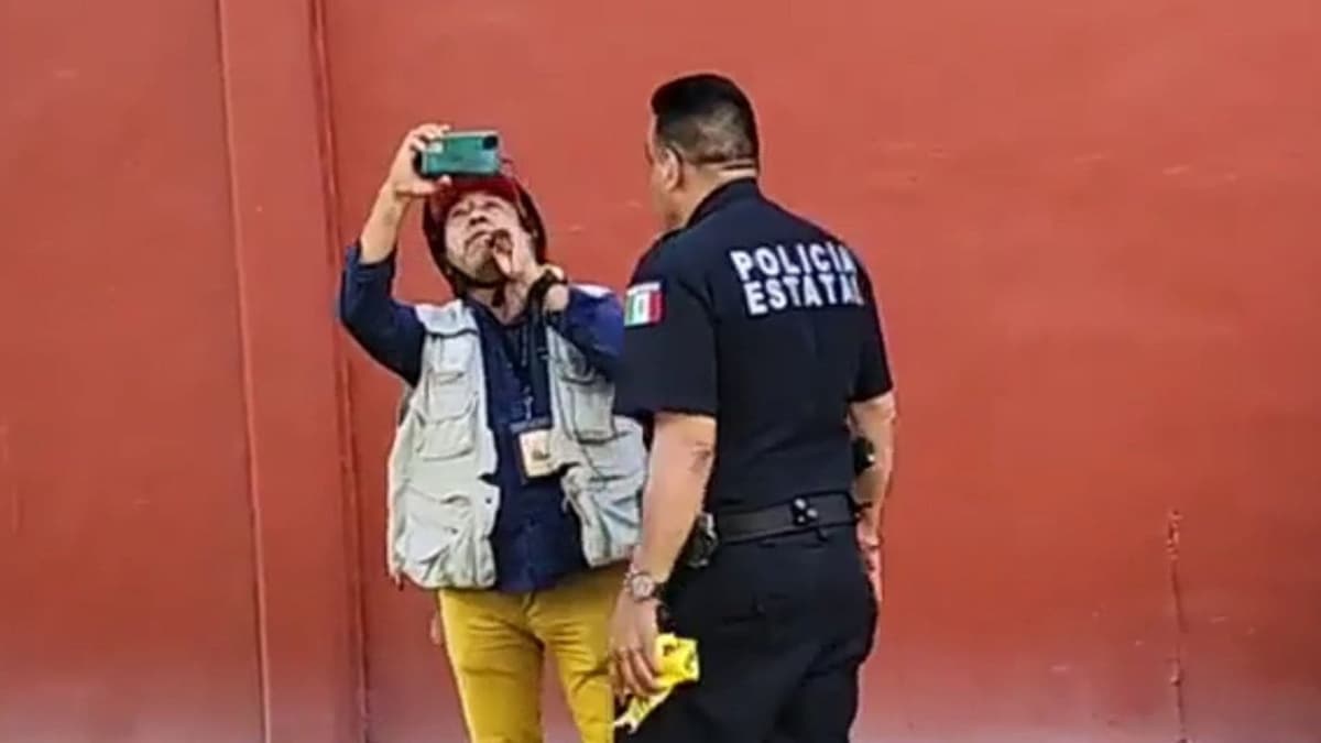 Separan de su cargo a "El Satanás", policía agresor de periodista