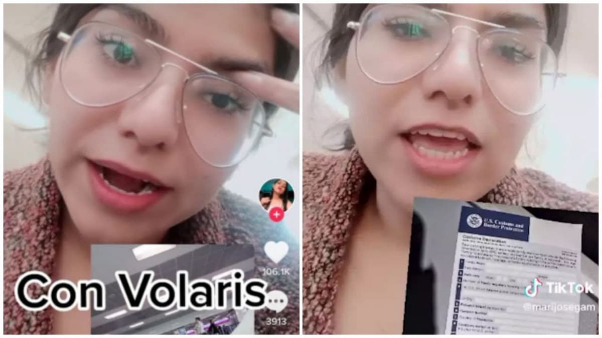 Una 'tiktoker' mexicana compra un vuelo para Chiapas pero termina en EE.UU. sin pasaporte ni visado