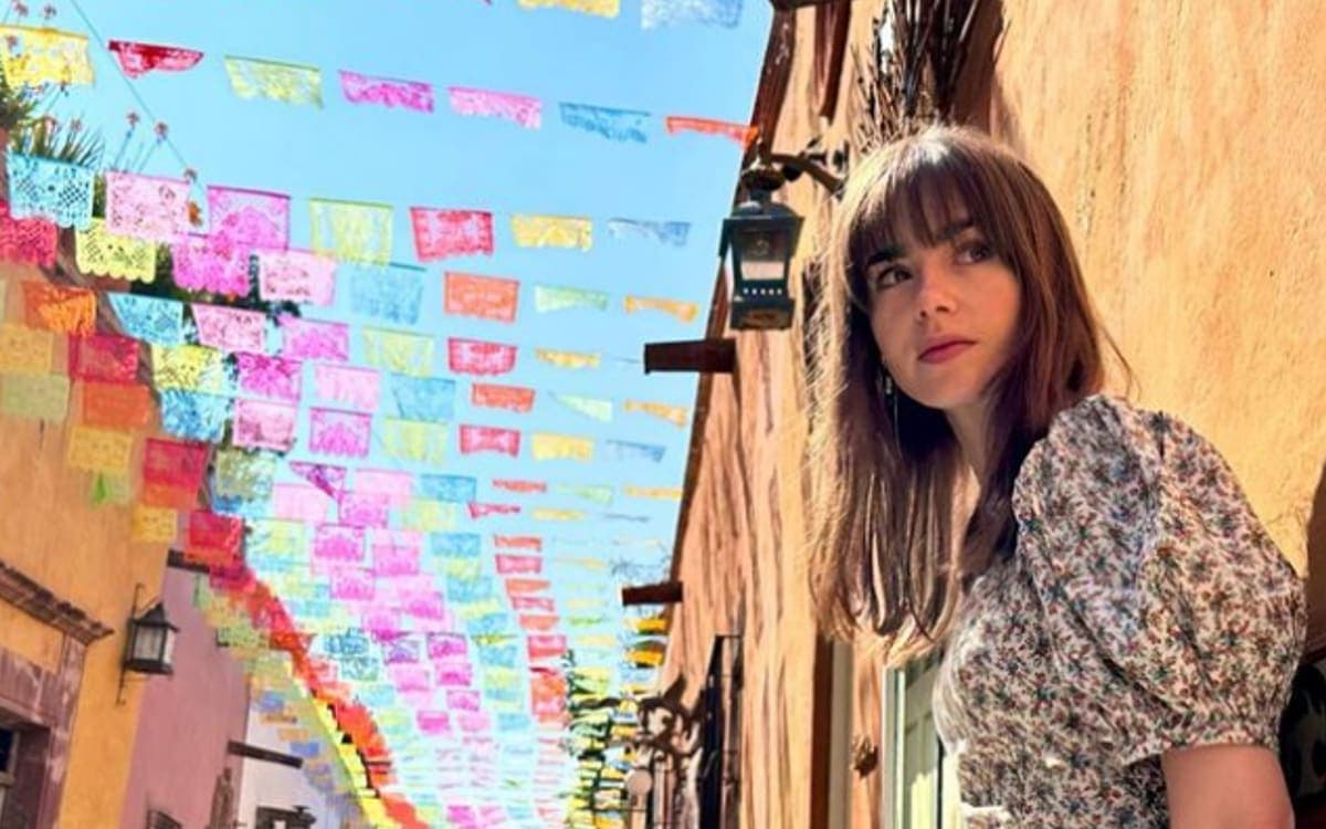 Captan a Lily Collins de vacaciones en México junto a su esposo