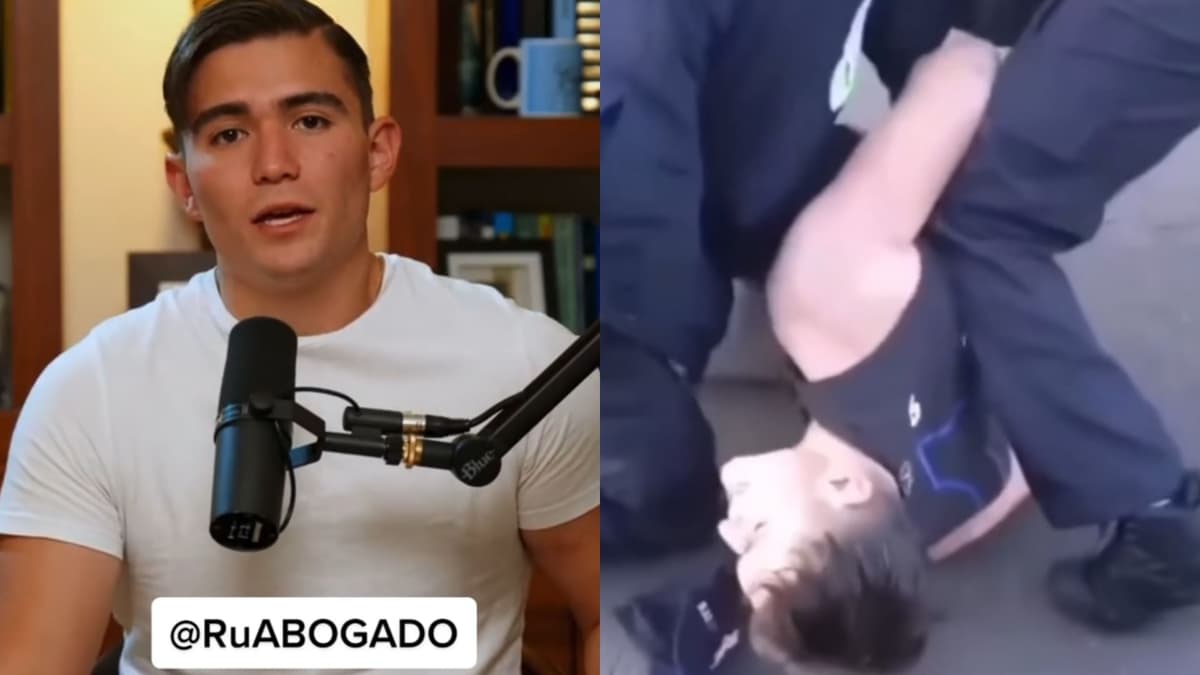 VIDEO: Policías de Naucalpan someten a tiktoker dedicado a exponer actos de corrupción