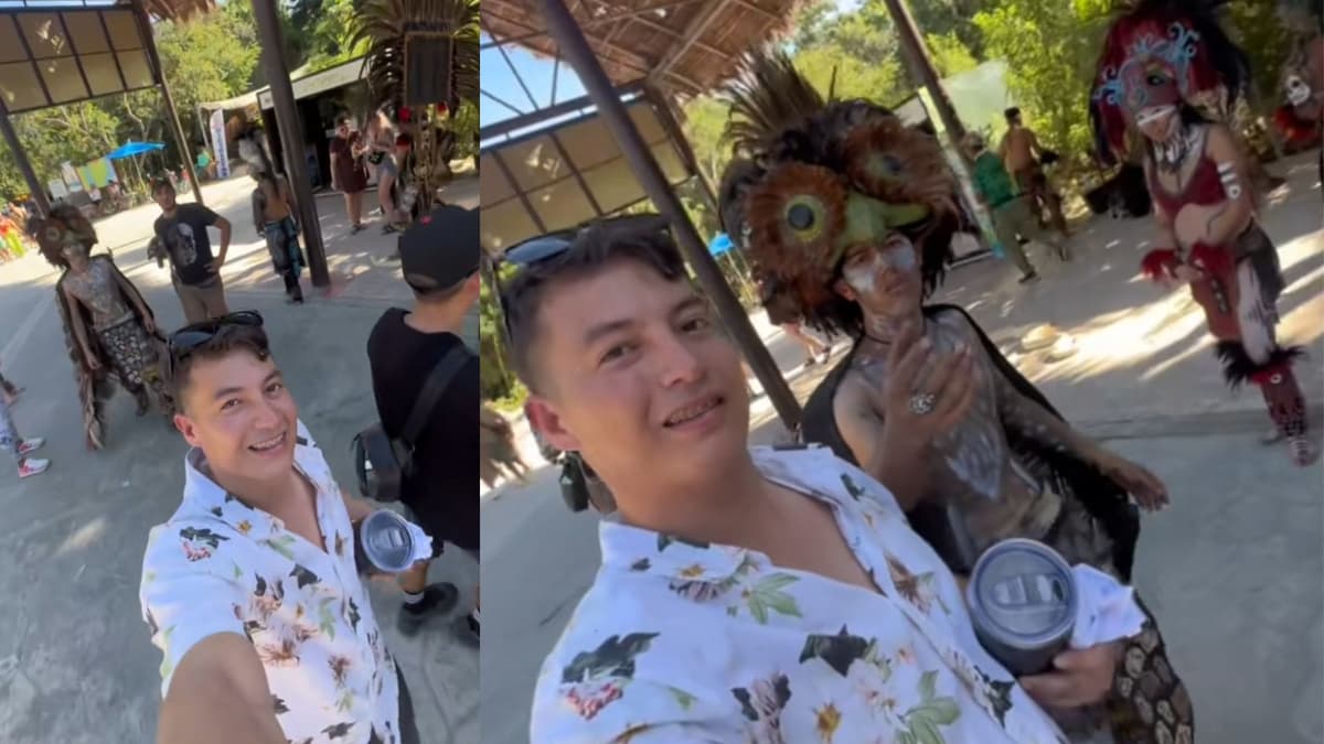 VIDEO: Cobran hasta 300 pesos a turistas por fotos en Tulum