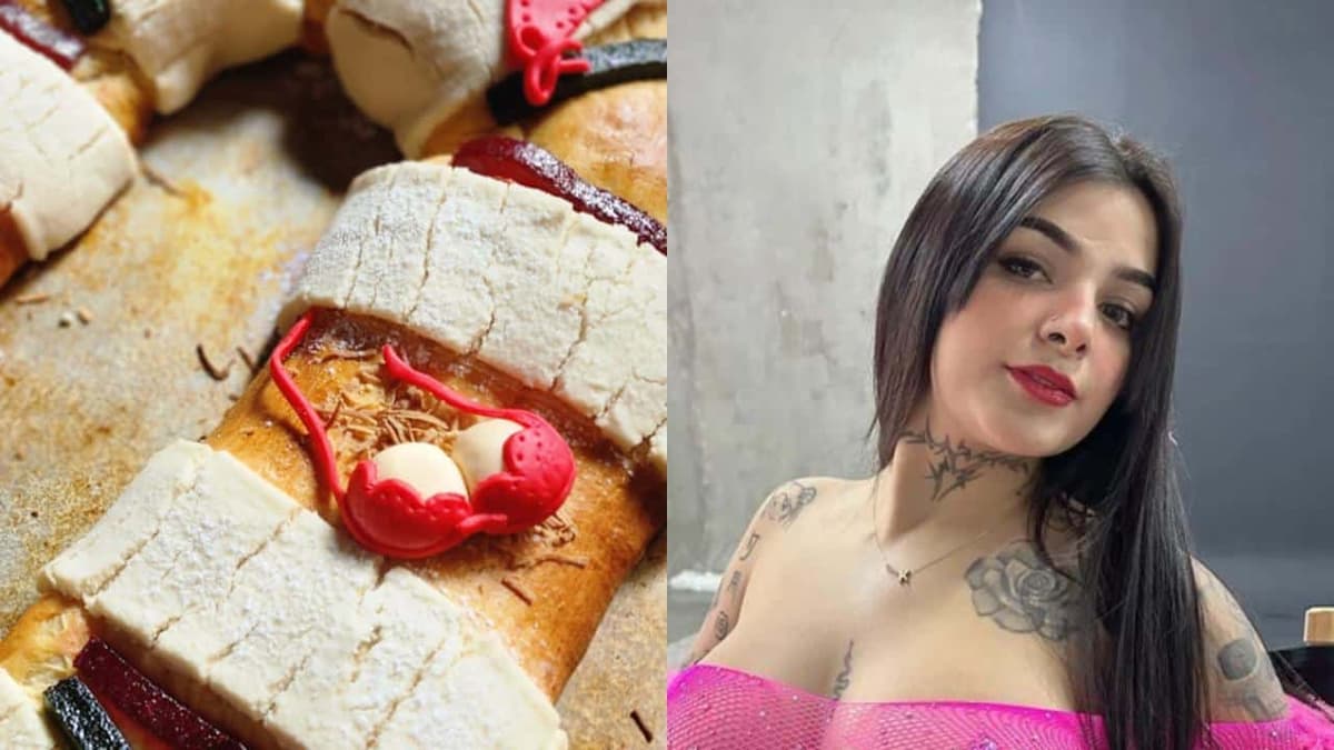 "Para que te toque la muñecota": Crean rosca de reyes inspirada en Karely Ruiz