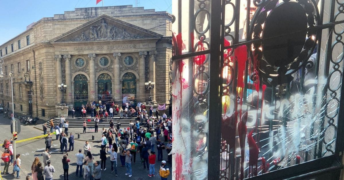 VIDEO: Mujeres trans entran por la fuerza al Congreso por iniciativa que impide que niños cambien de sexo