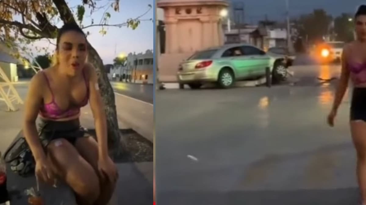 VIDEO: Influencers graban choque mientras se comían unos tacos