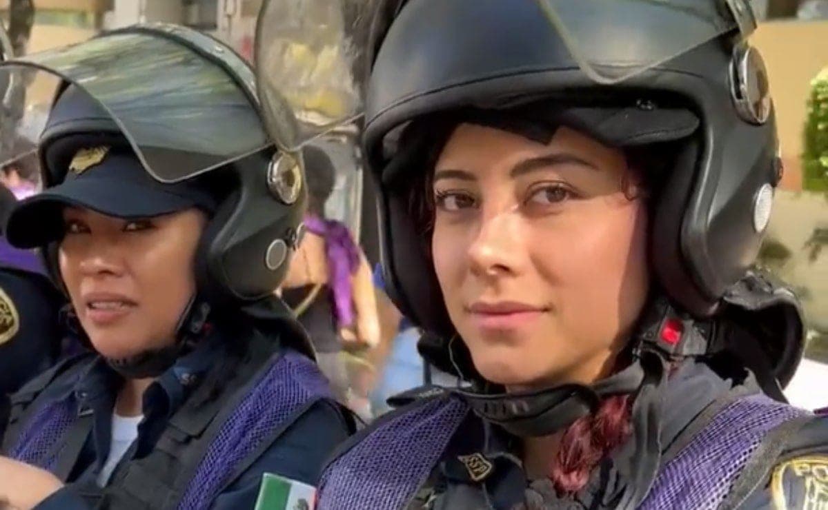 Mujeres policías respaldan marcha del 8M: "Nosotras también hubiéramos marchado"