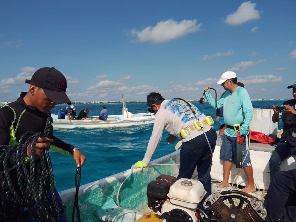 Aguakan restablece el servicio de agua potable en Isla Mujeres, tras fuga en línea de conducción