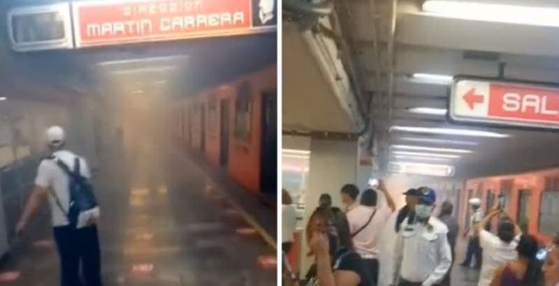 Desalojan tren de la estación La Villa del Metro de la CDMX