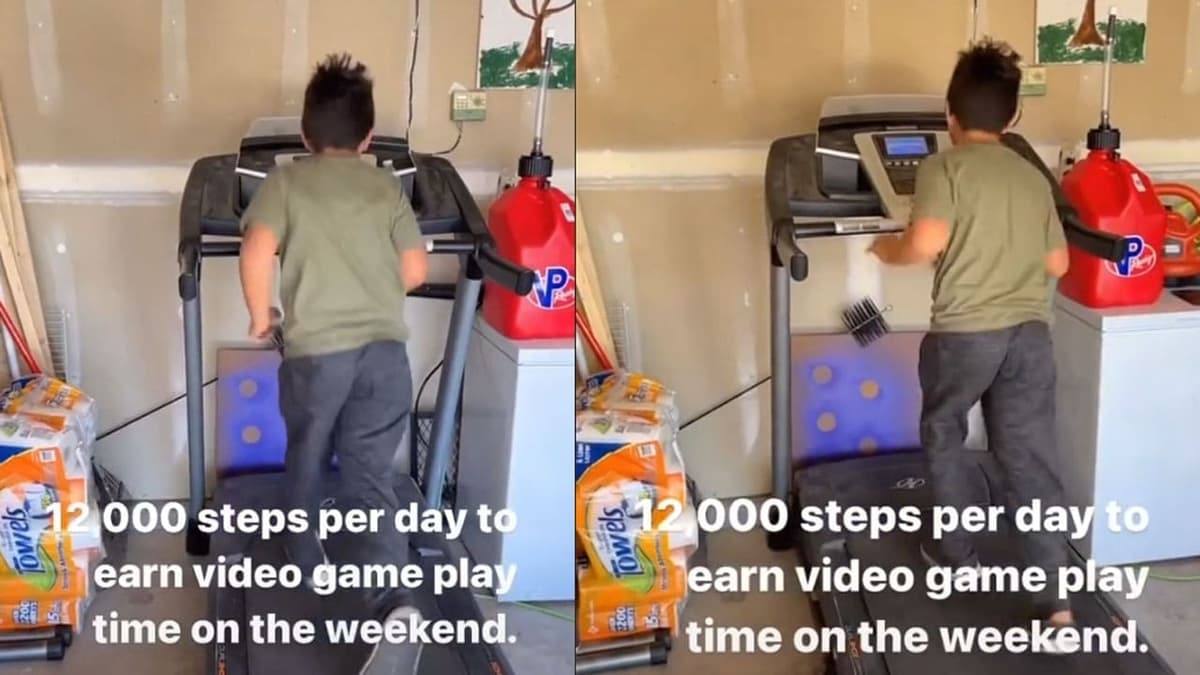 VIDEO: Madre obliga a sus hijos a hacer ejercicio si quieren jugar videojuegos