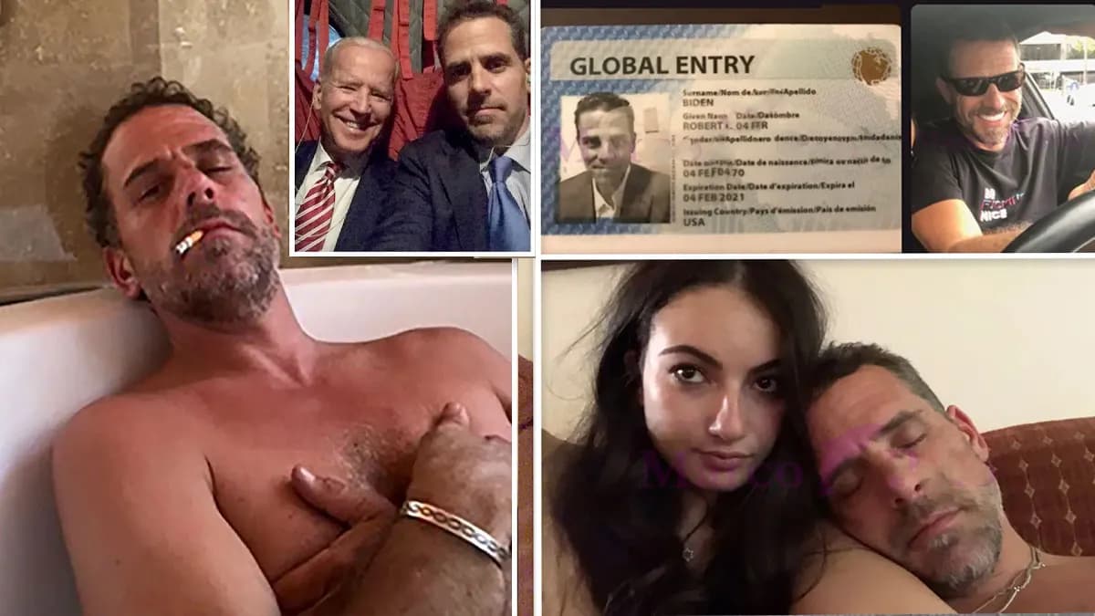 Exhiben casi diez mil fotos íntimas de Hunter Biden, hijo del presidente de Estados Unidos