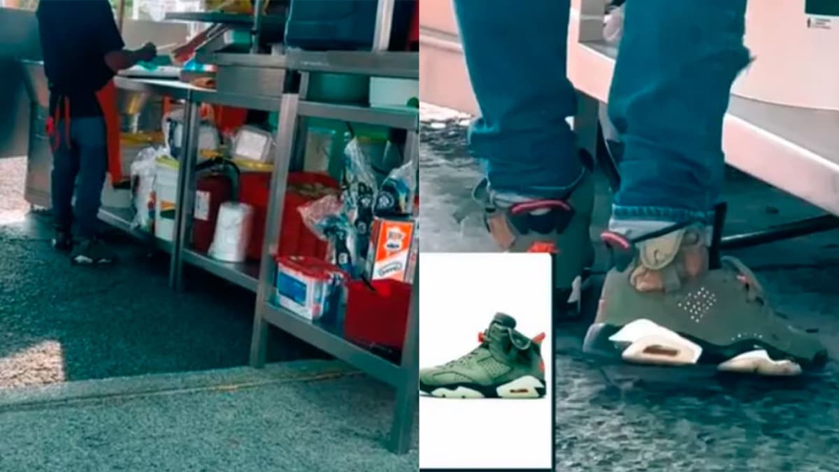 VIDEO: Taquero con tenis de 14 mil pesos se vuelve viral y genera “envidia” en redes