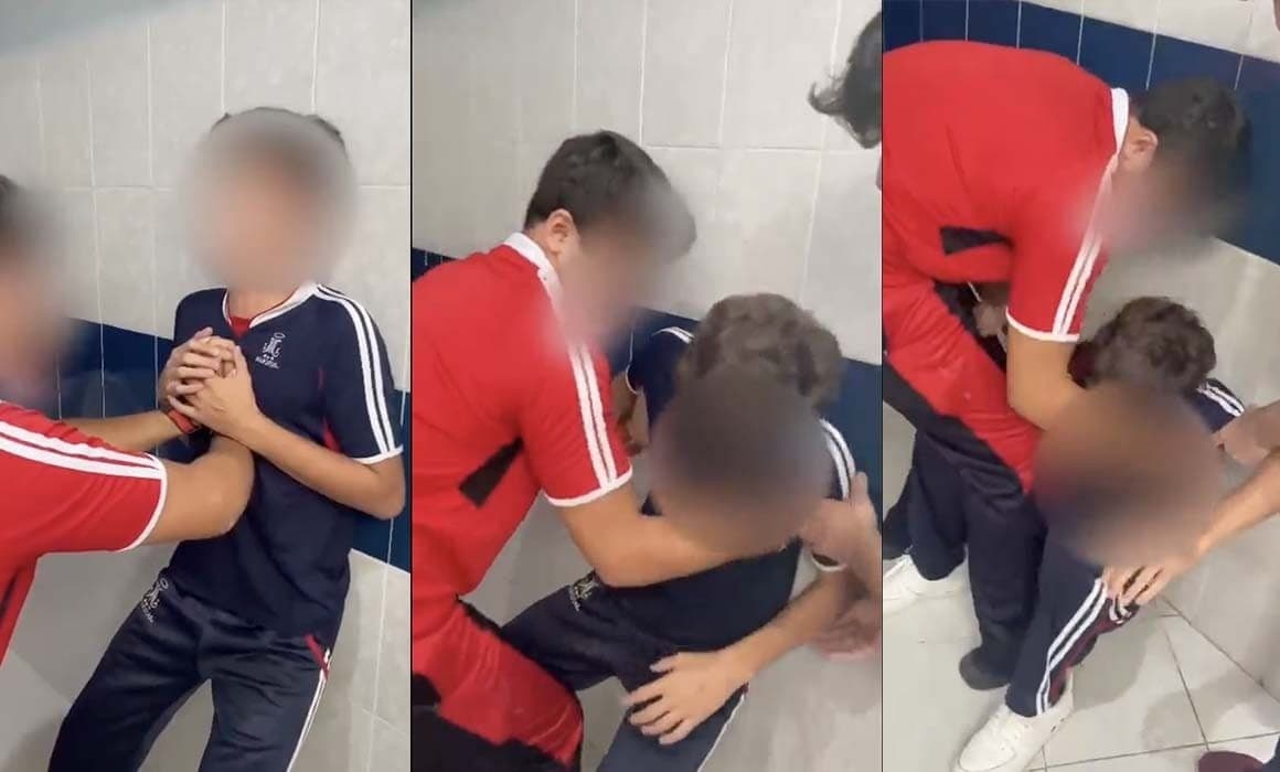 VIDEO: Alertan sobre el "knock out challenge" en escuelas de México