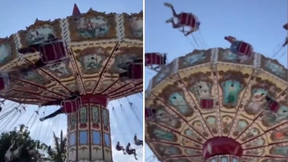VIDEO: Mujer sufre lesión cerebral tras salir disparada de sillas voladoras en parque de diversiones