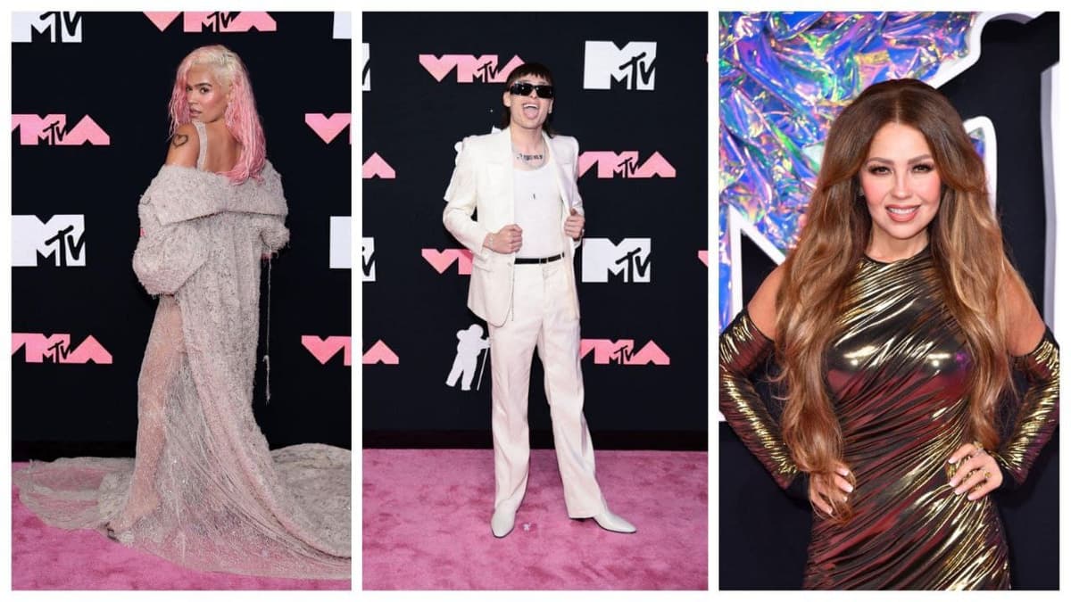 ¡De Karol G a Peso Pluma! Así desfilaron famosos en la alfombra rosa de los MTV Video Music Awards 2023