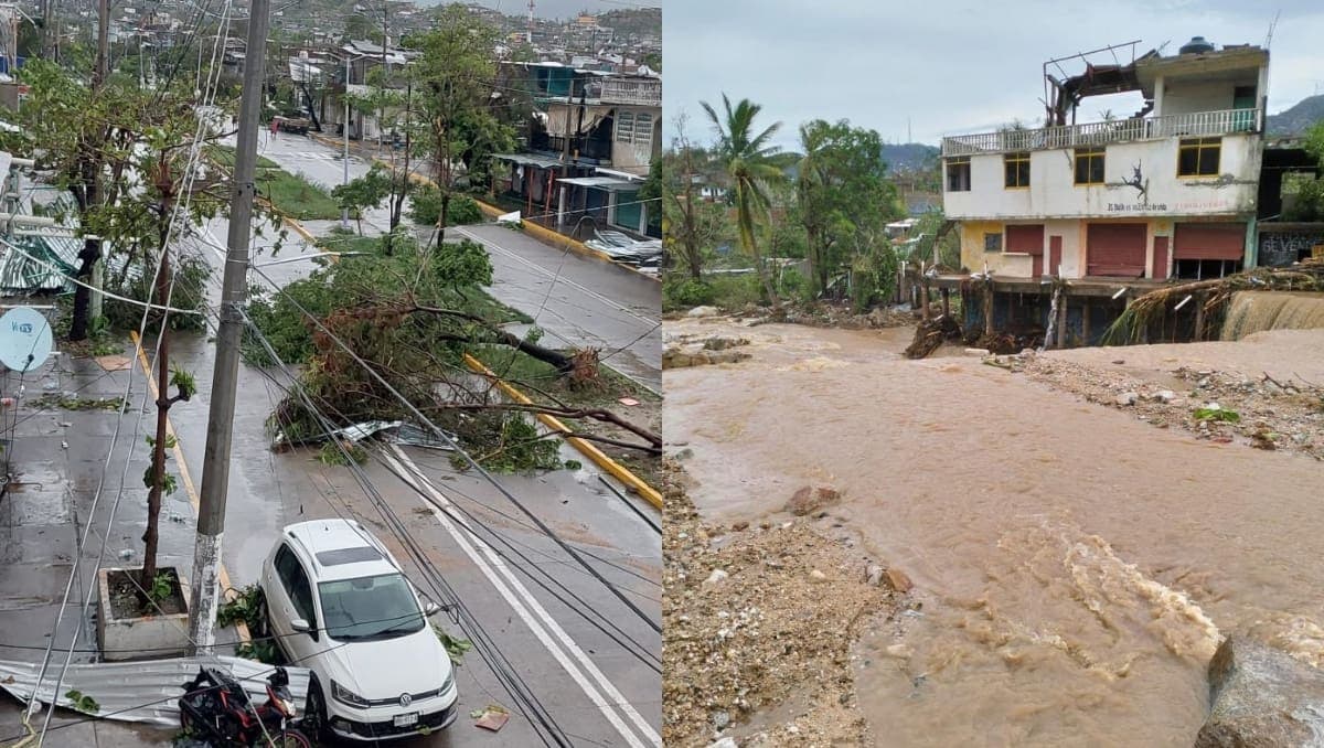 Denuncian falta de atención del gobierno federal en zonas de la periferia de Acapulco afectadas por huracán Otis