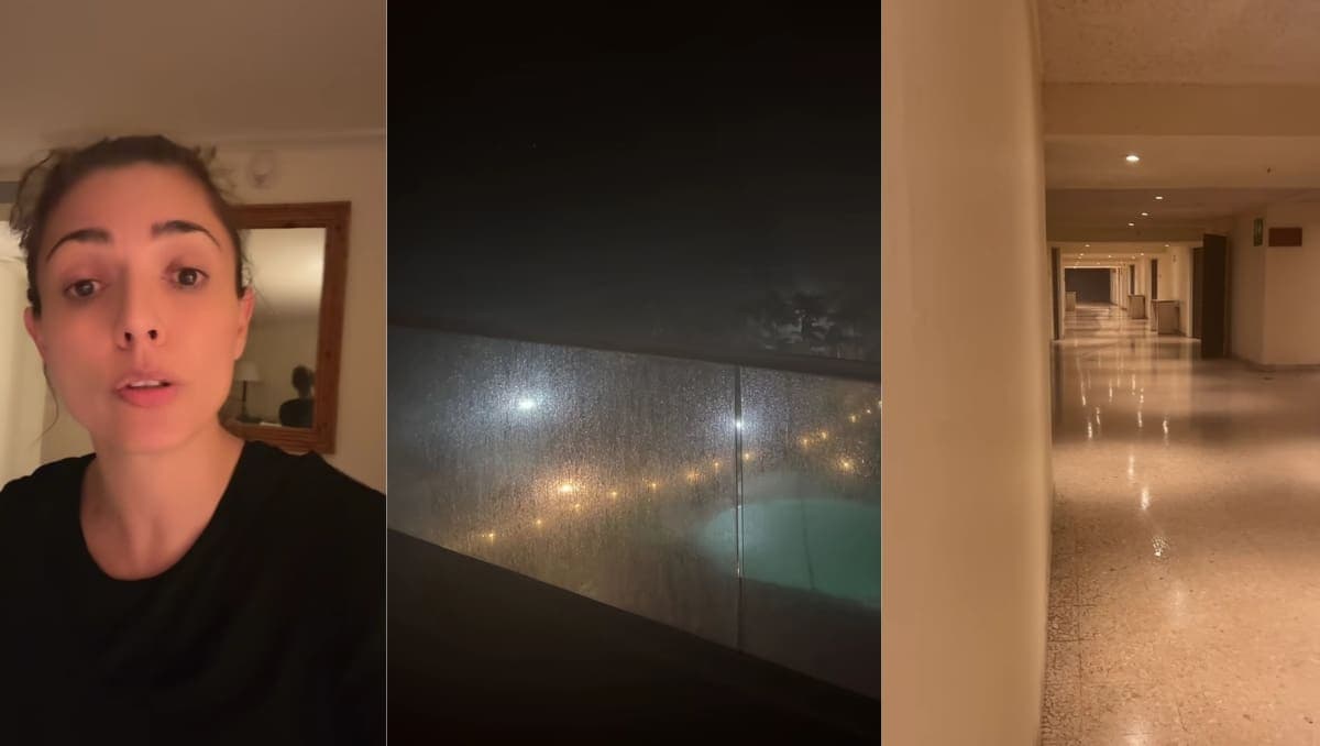 VIDEO: Turista narra cómo fue rescatada en hotel de Acapulco tras llegada del huracán Otis