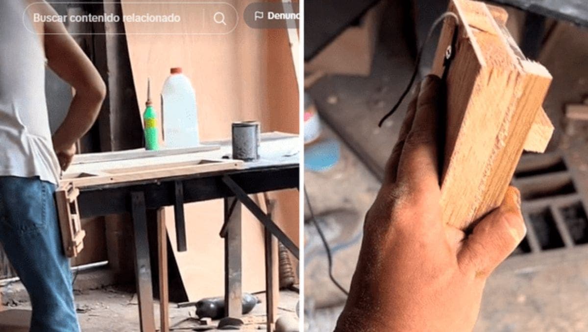 VIDEO: Carpintero fabrica funda de madera para celular y los pedidos le llueven