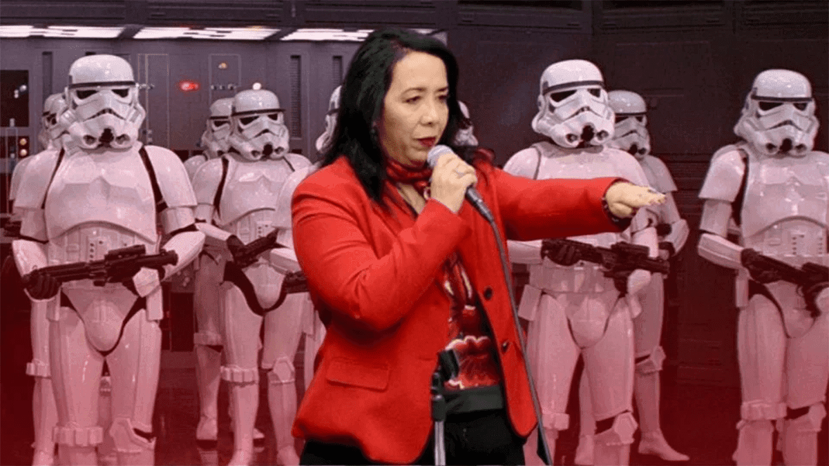 Alcaldesa de Playas de Rosarito presenta segundo informe con "Marcha Imperial" de Star Wars