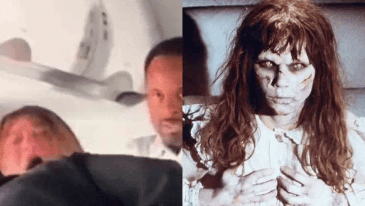 Video: Pasajera enloquece en pleno vuelo; los viajeros pensaron que estaba "poseída"