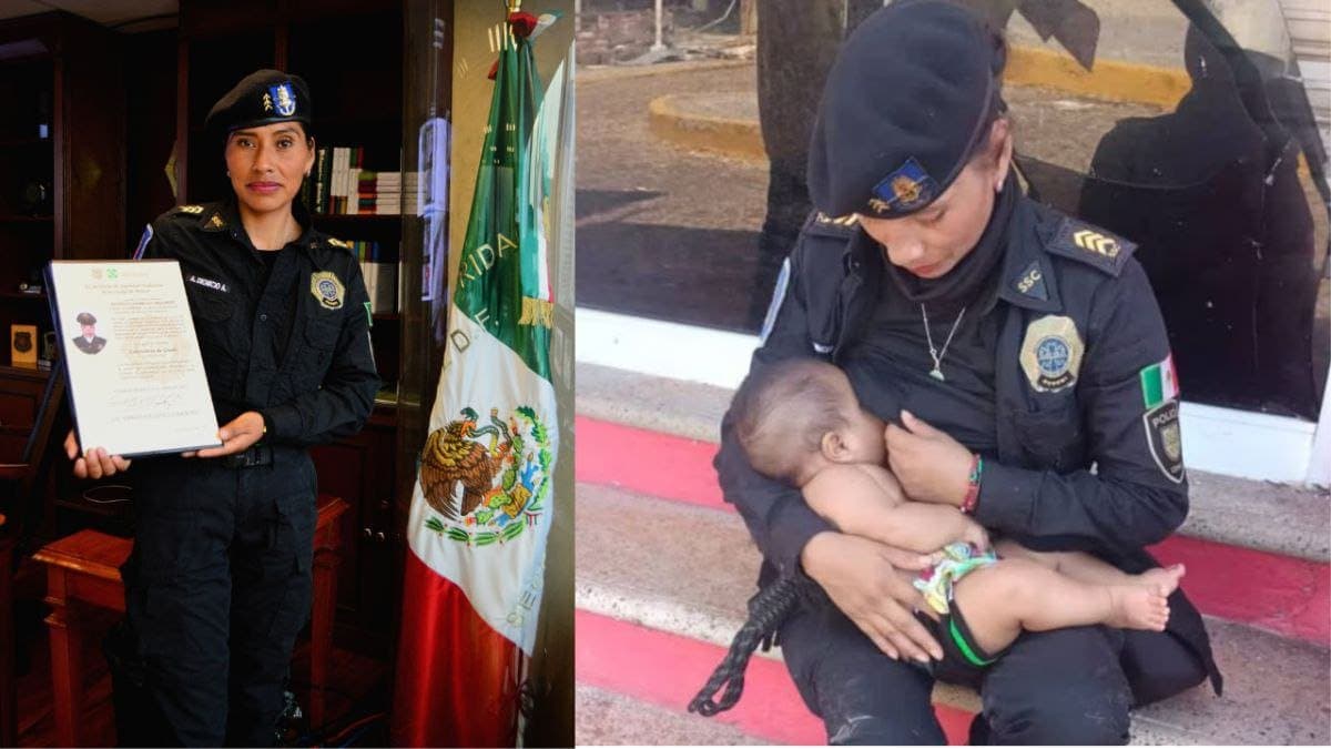 Policía de CDMX que amamantó a bebé en Acapulco es ascendida por su acto de humanismo