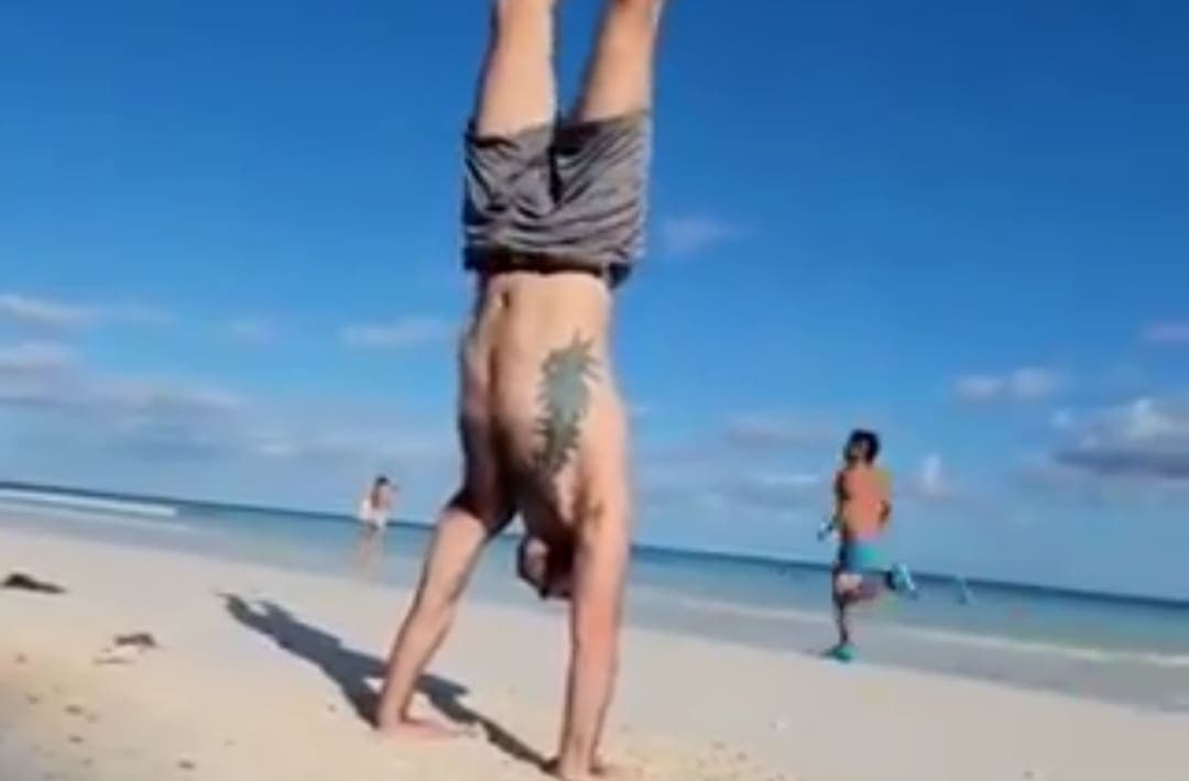 VIDEO: Persecución a narcomenudista interrumpe clase de yoga en Tulum
