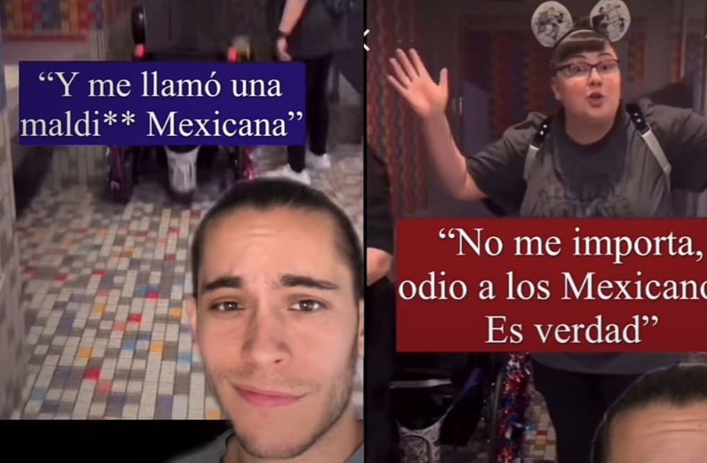 VIDEO: Mujer arremete contra mexicana por hablar español en Disneyland