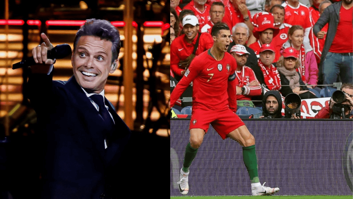 Video: Luis Miguel emuló el 'Siuu' de Cristiano Ronaldo durante su concierto en Querétaro