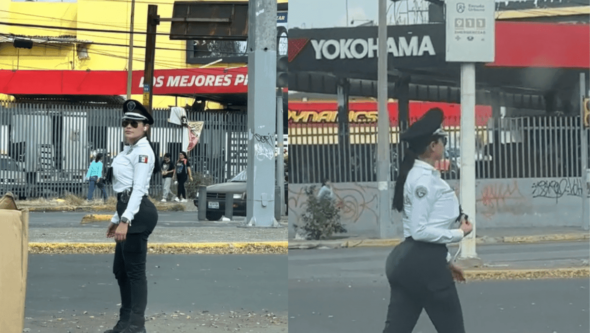 Video: Policía de tránsito 'enamora' a los internautas por su belleza