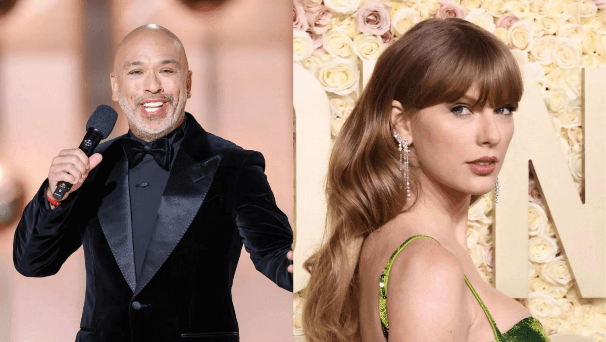 Video: Presentador de los Golden Globes 2024 se burla de Taylor Swift