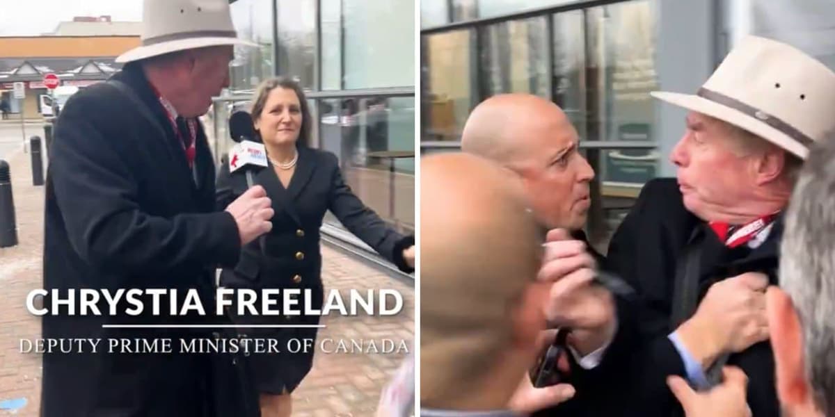 VIDEO: Arrestan a periodista David Menzies por entrevistar a la vice primer ministra de Canadá Chrystia Freeland