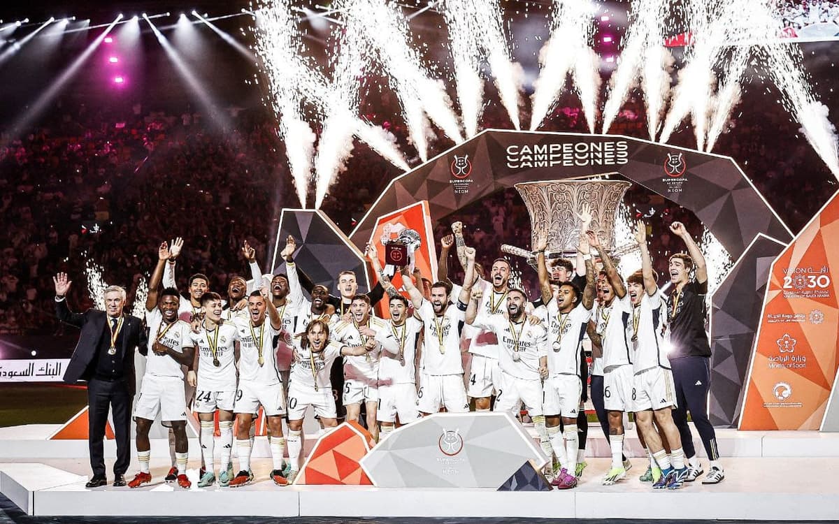 Golea Real Madrid y se lleva la Supercopa de España
