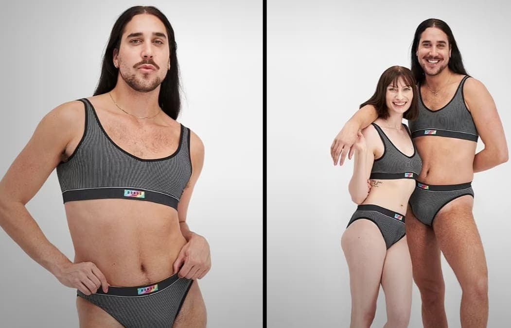 Marca de ropa es criticada por usar modelo no binario con barba para mostrar nuevo bikini