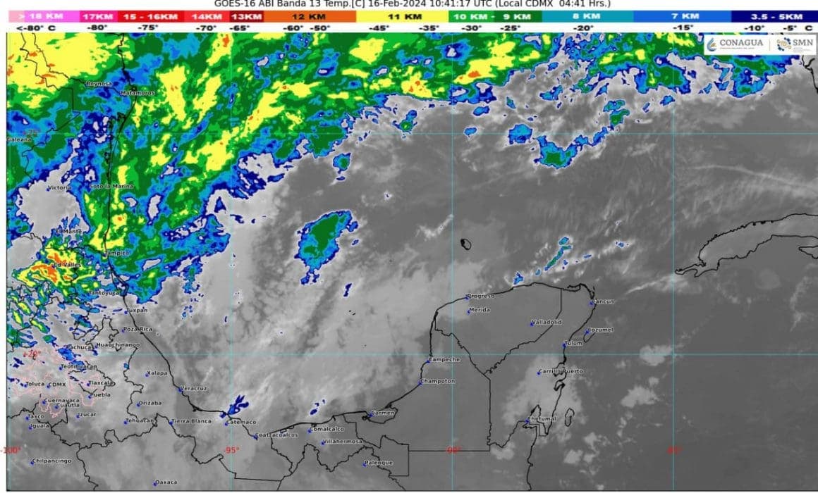 Quintana Roo en alerta por Frente Frío 35; piden precaución en actividades marítimas