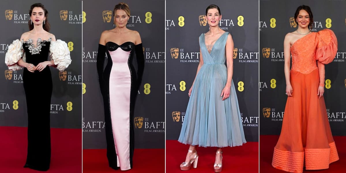 Premios BAFTA 2024: Estos son los mejores looks de la alfombra roja