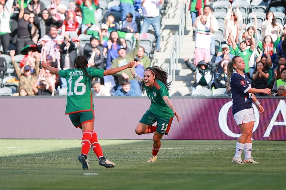 México vence a Paraguay y avanza a las Semifinales de la Copa Oro Femenil