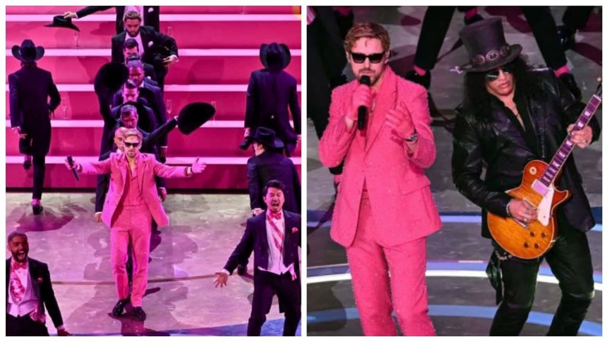 Video: Ryan Gosling se roba el show en la noche de los Oscar al interpretar 'I'm just Ken' de Barbie