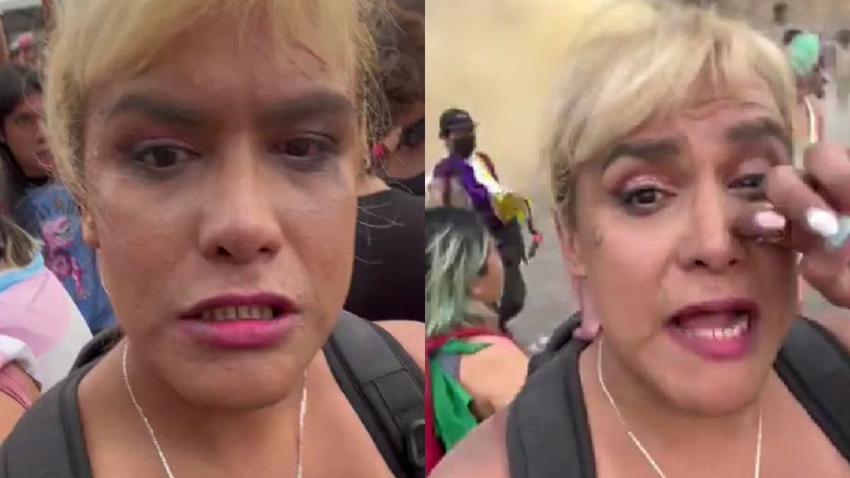 "¡La 4T traiciona al pueblo!": Diputada de Morena denuncia agresiones y uso de gas en marcha por la visibilidad trans